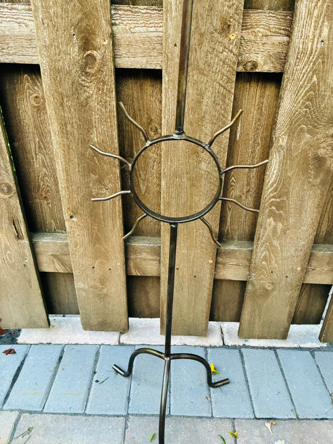 Wrought Iron 2-Tier Hanging Planter Stand - photo 4