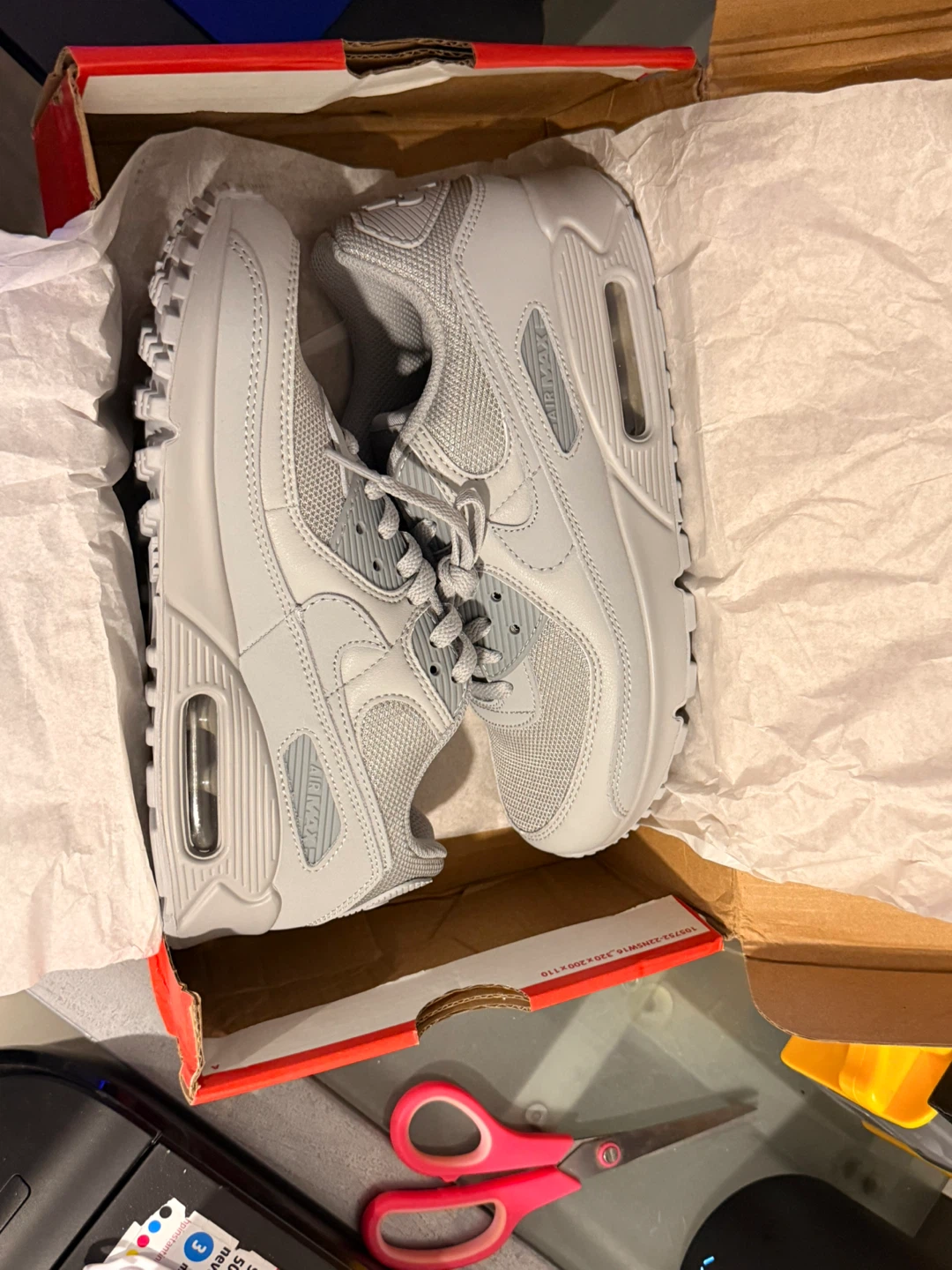 Nike Air Max 90 Grey wolf Sneakers - photo 3