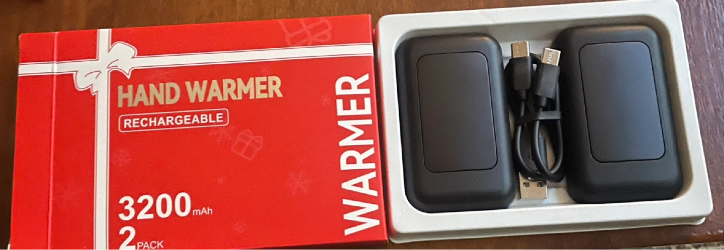 Brand New 2 Rechargeable Hand Warmers (2 Pack)