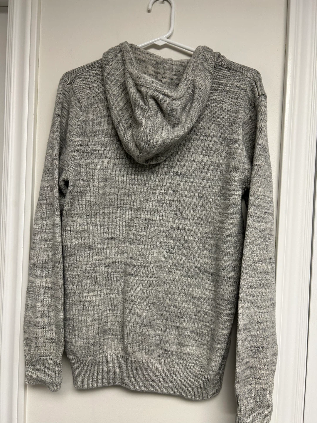 H&M Grey Knitted Hoodie - photo 3
