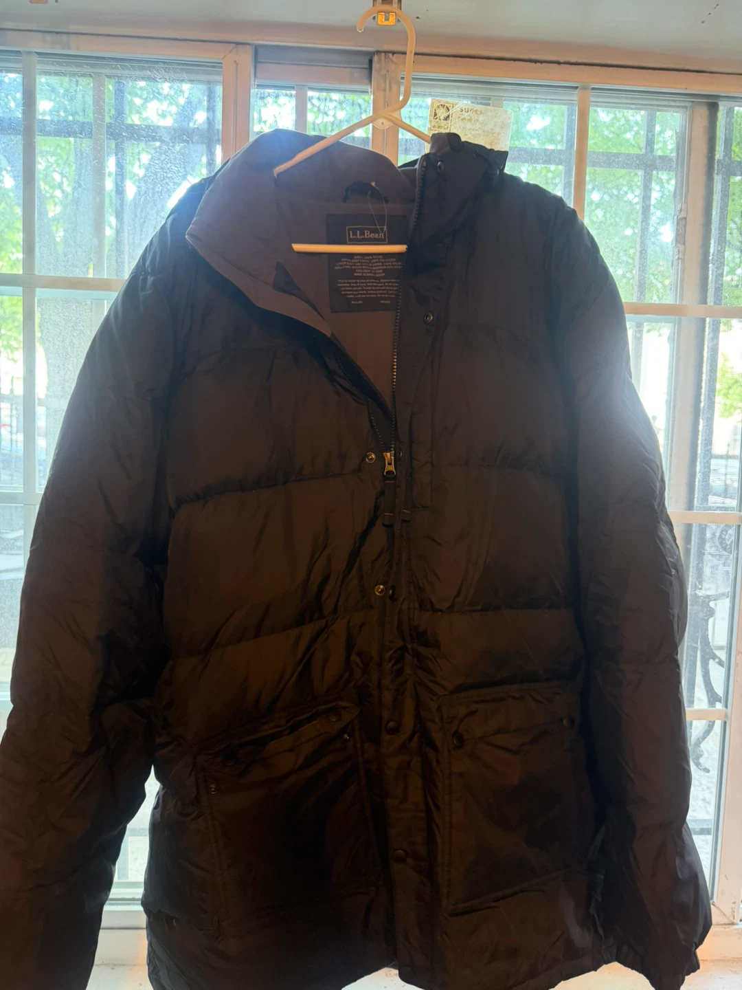 L.L.Bean Black Down Puffer Jacket