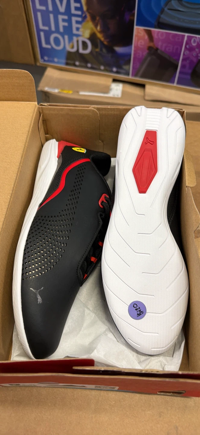 Puma Redon Bungee Shoes - Black/Red - Size 7