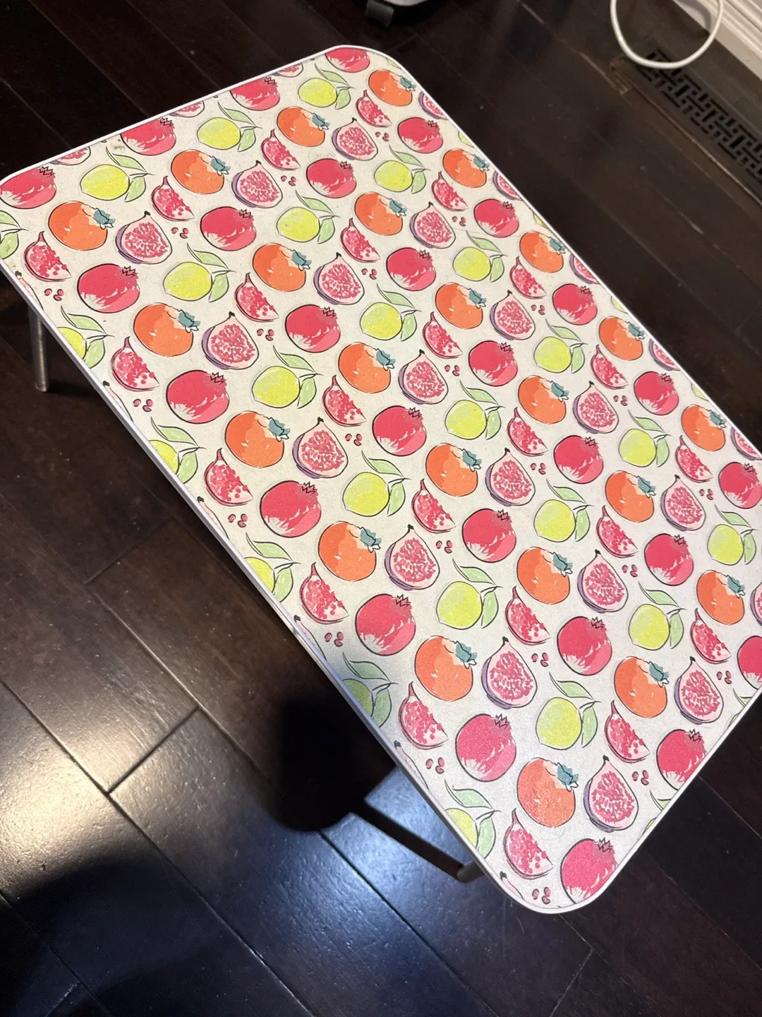 Folding Lap Desk with Fruit Pattern