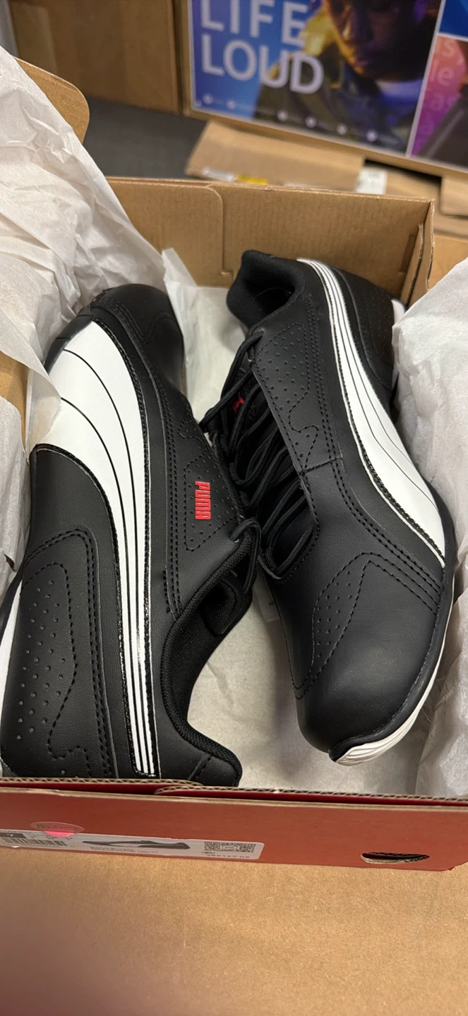 Puma Redon Bungee Shoes - Black/White - Size 7 - photo 3