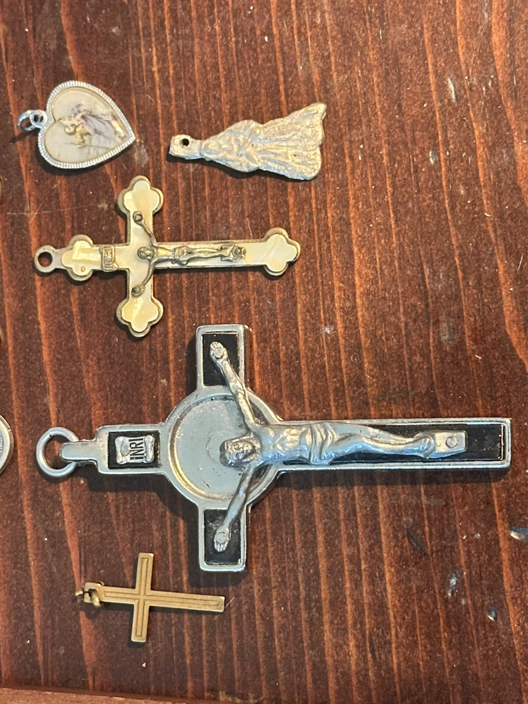 Vintage religious crucifix lot - photo 3