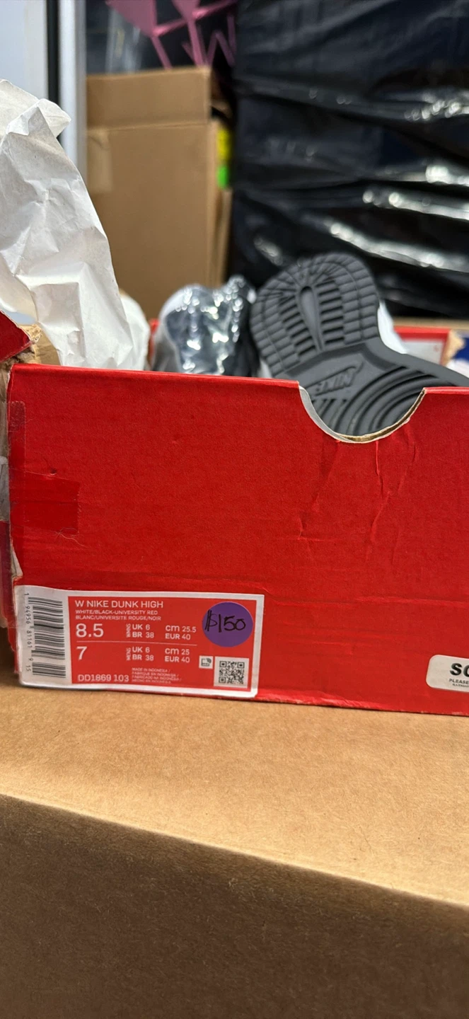 Nike Dunk High Panda Sneakers - photo 3