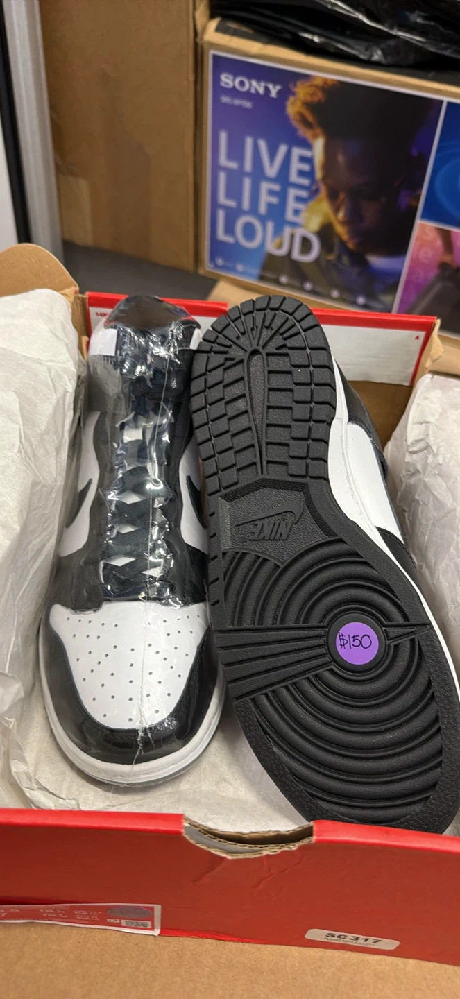 Nike Dunk High Panda Sneakers - photo 2