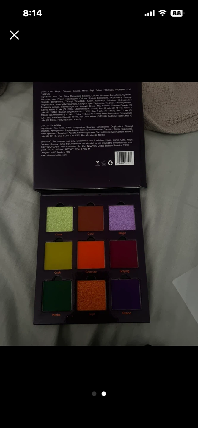Alien Cosmetics Watching Hour Eyeshadow Palette - photo 2