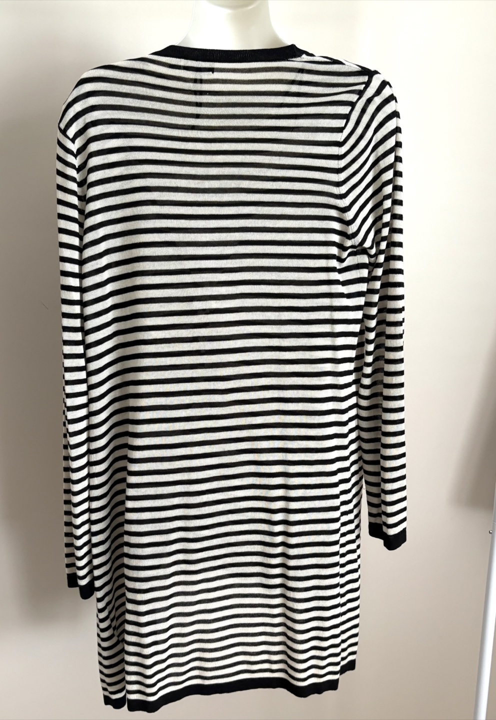 Zara Basic T-Shirt Striped Graphic Print Women's Medium - photo 2
