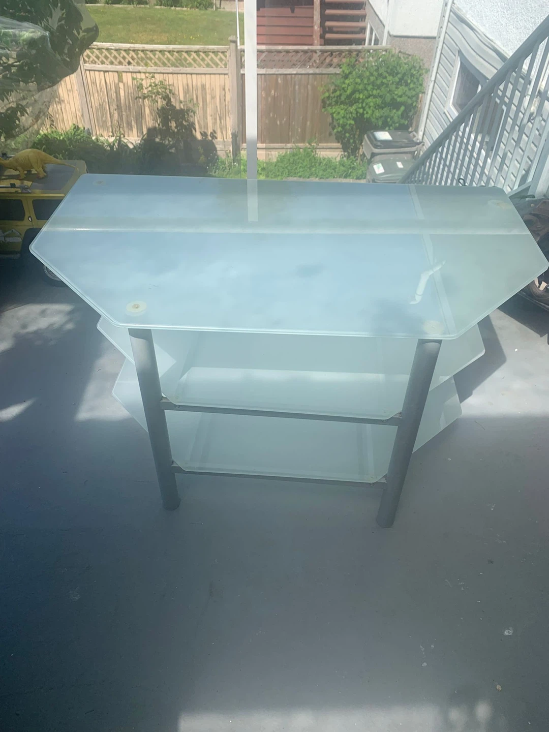 Glass TV Stand - photo 3