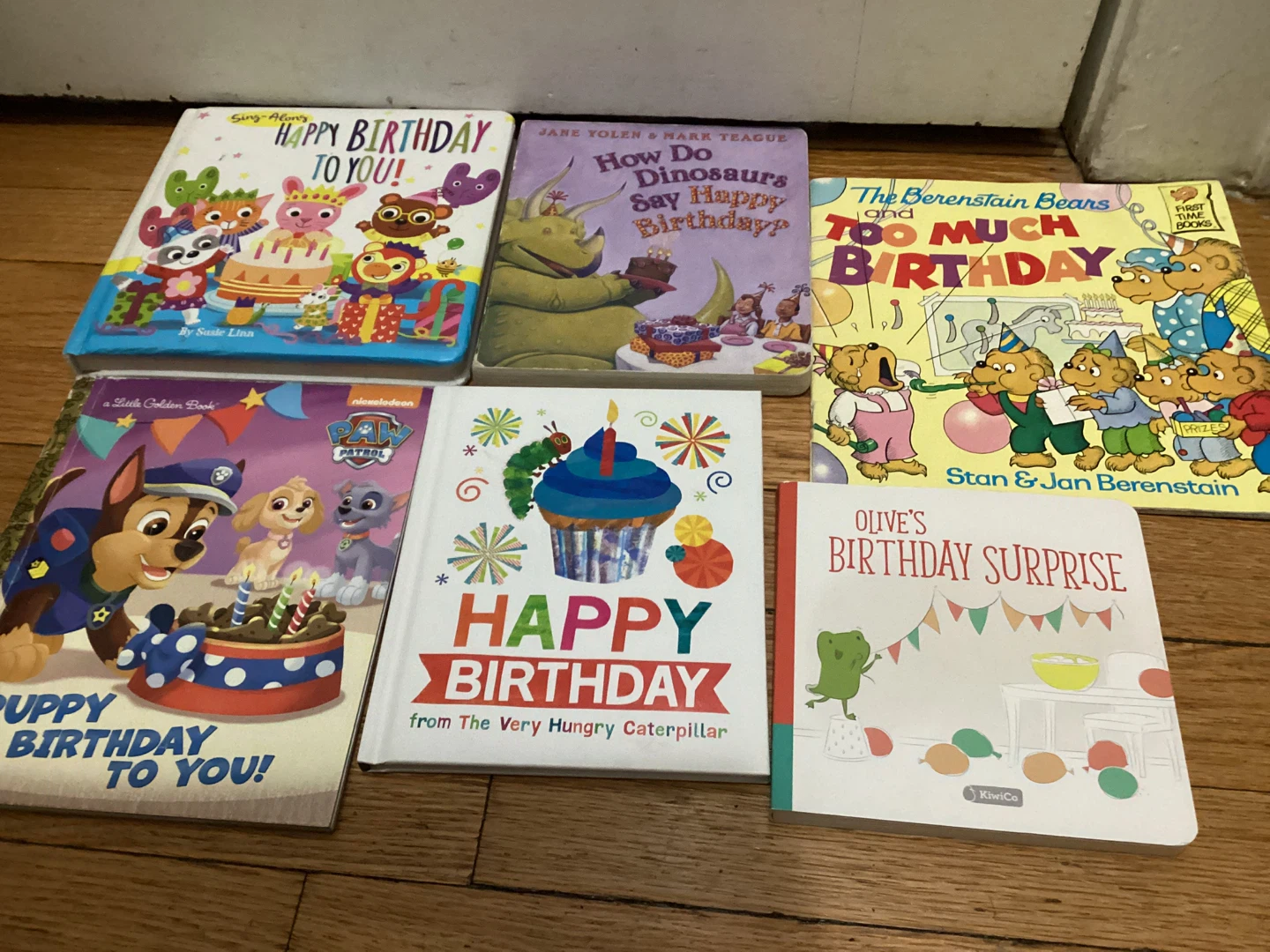 Kids' Birthday Theme Board Books