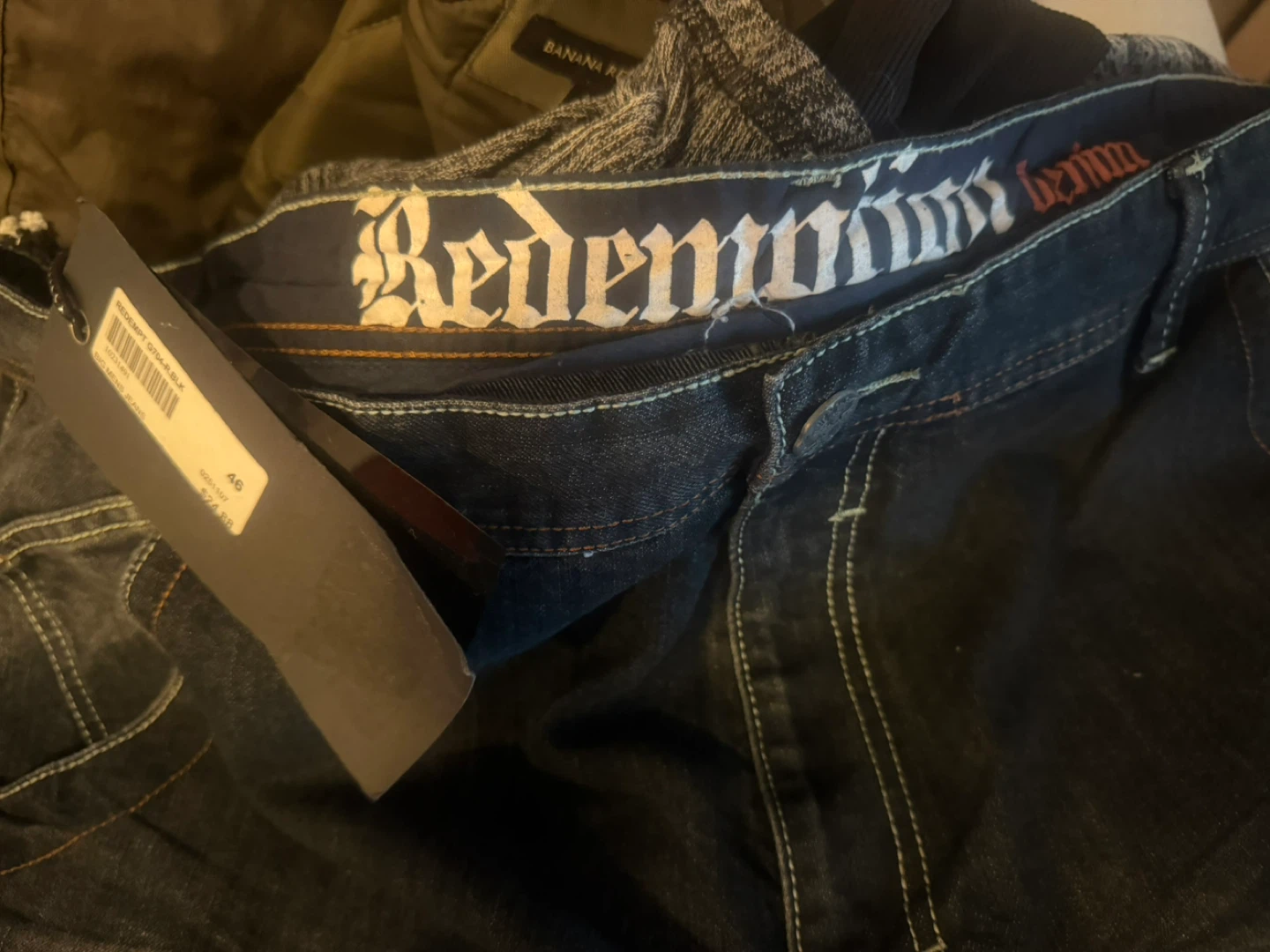 Redemption Denim Jeans Size 46x32 - photo 2