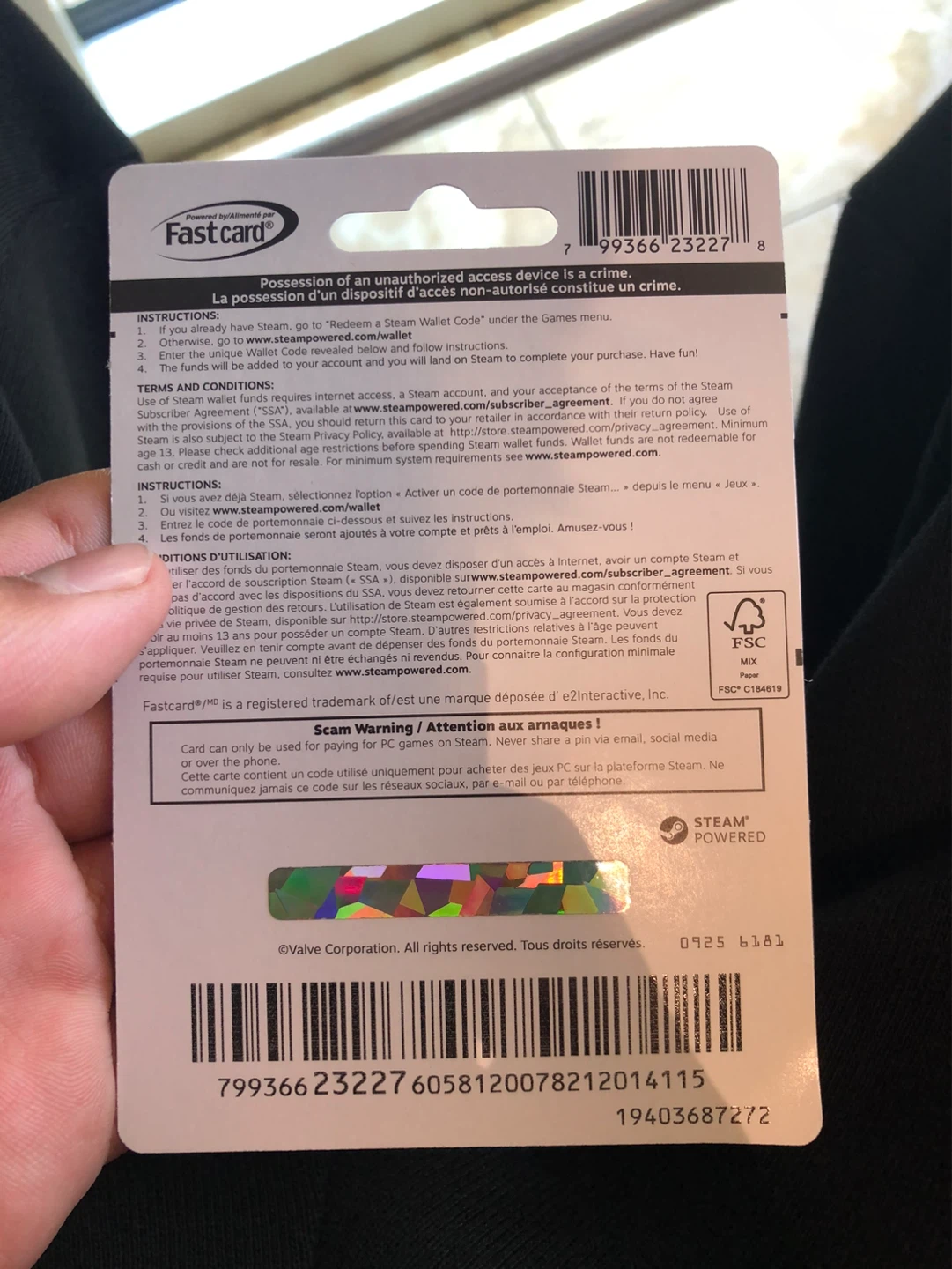 $50 CAD Steam Gift Card - photo 2