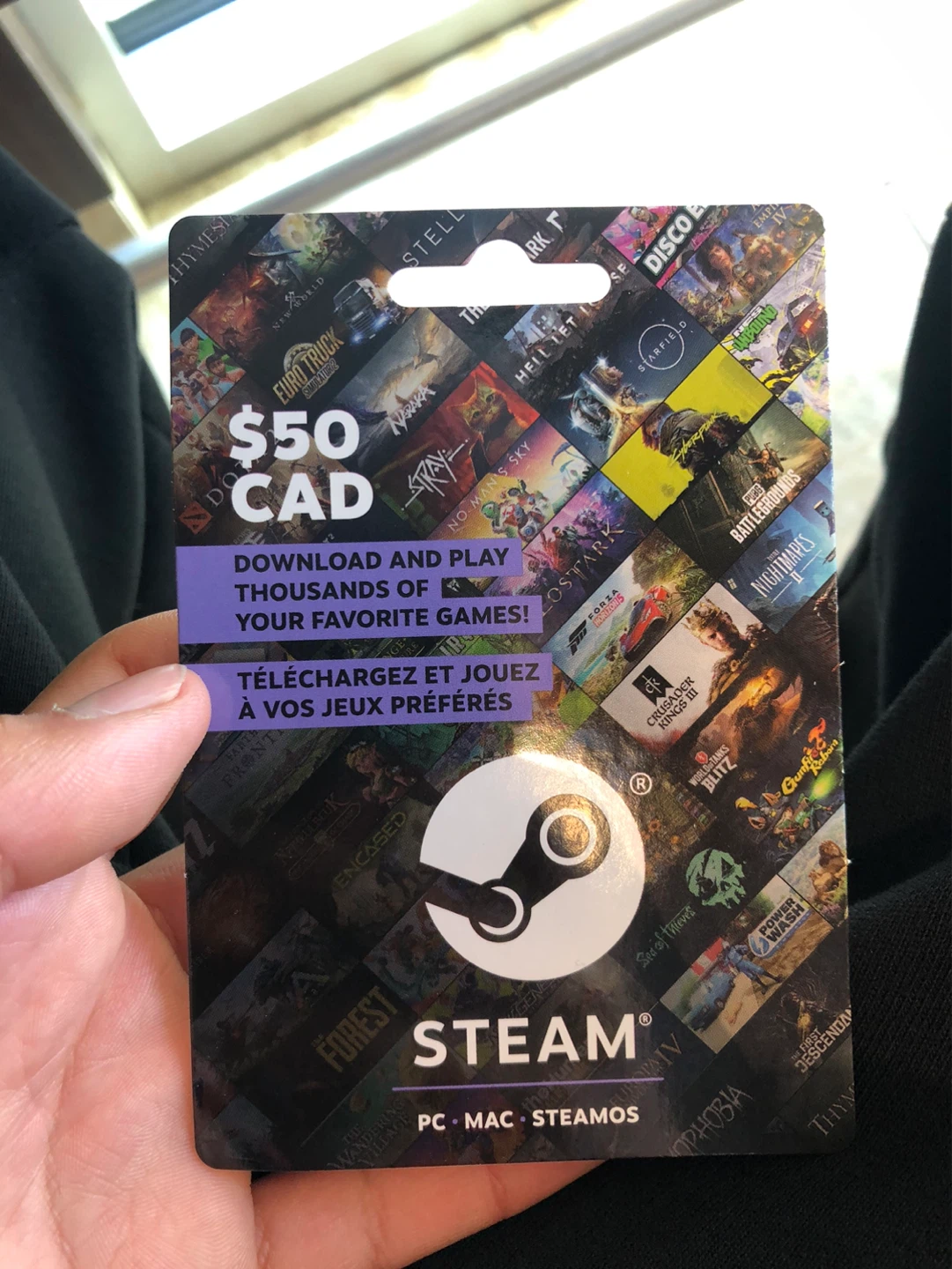 $50 CAD Steam Gift Card