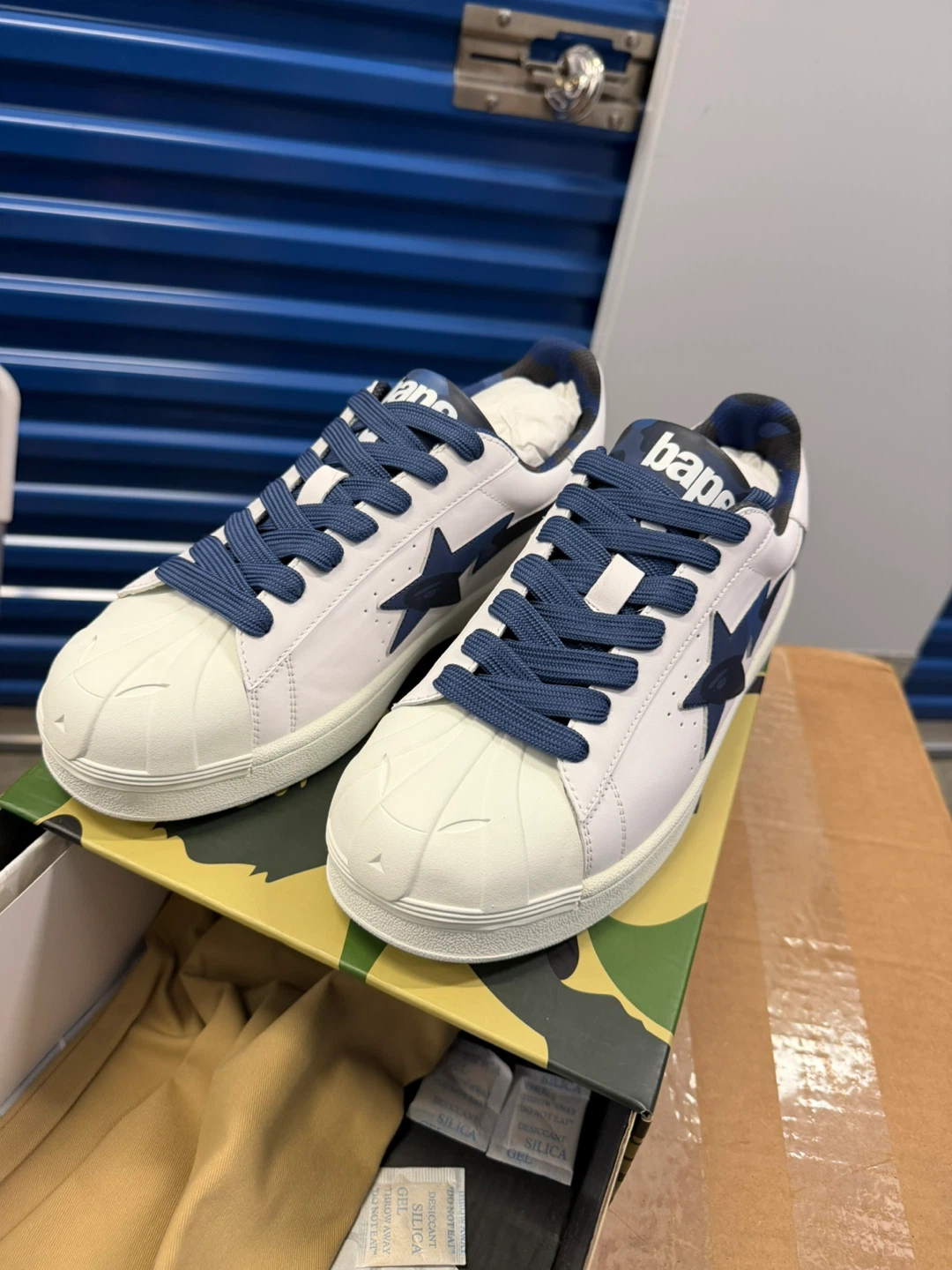 A BATHING APE® BAPE SK8 STA Low White Blue Camo - photo 4