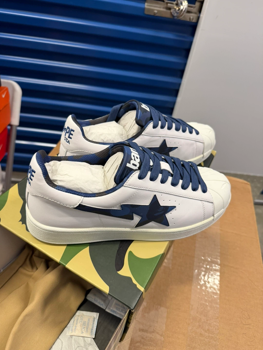 A BATHING APE® BAPE SK8 STA Low White Blue Camo - photo 3