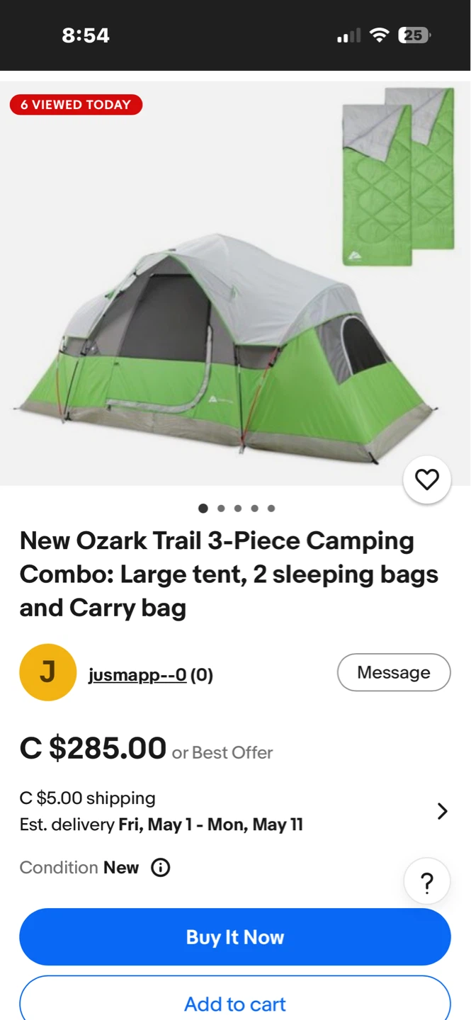 6 person combo tent - photo 4