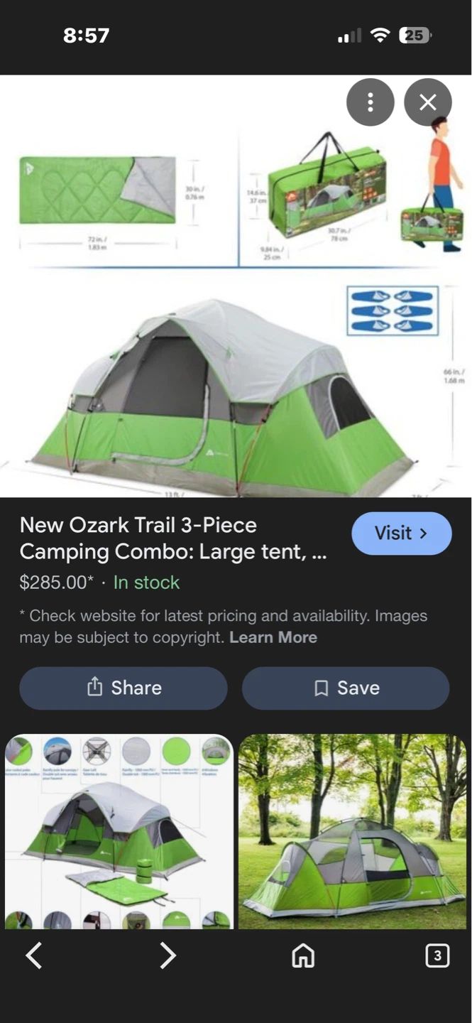 6 person combo tent - photo 3
