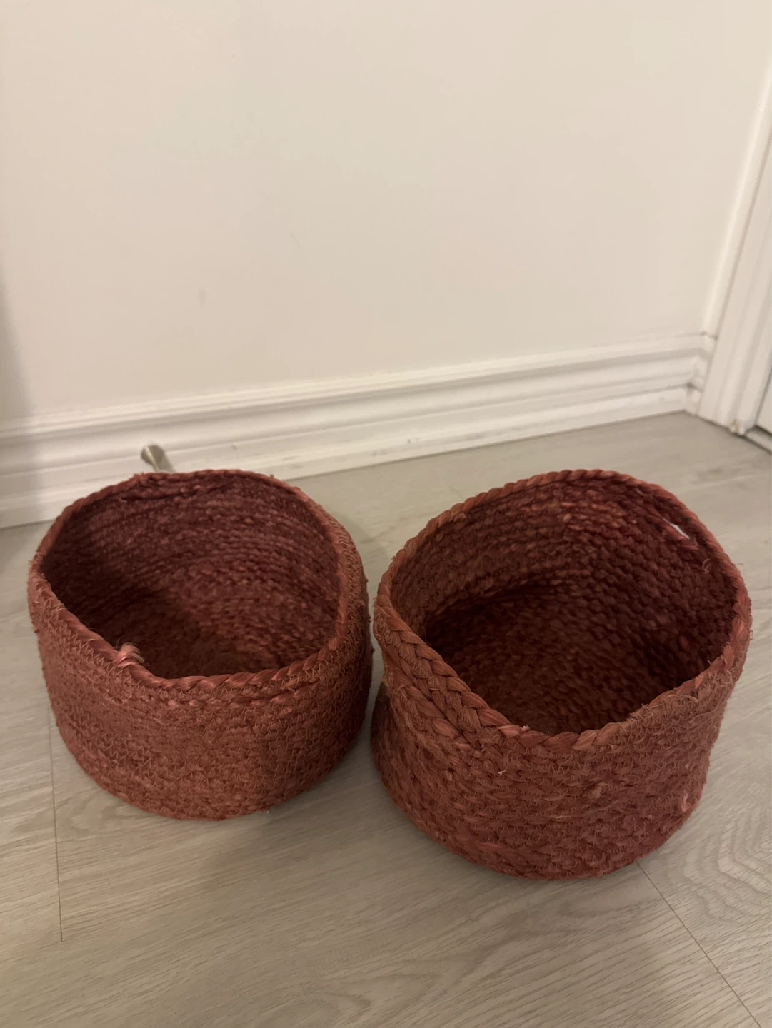 Woven Baskets (Set of 2) - Rose Pink - photo 2