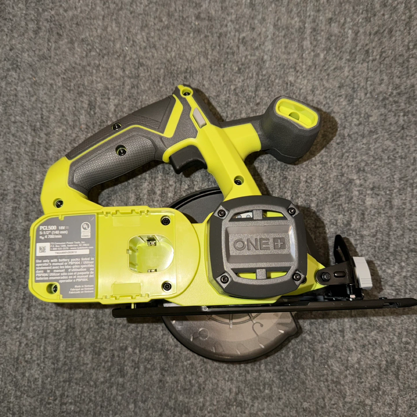 Ryobi ONE+ 18V Cordless 5 1/2 in. Circular Saw (Tool Only) - photo 2