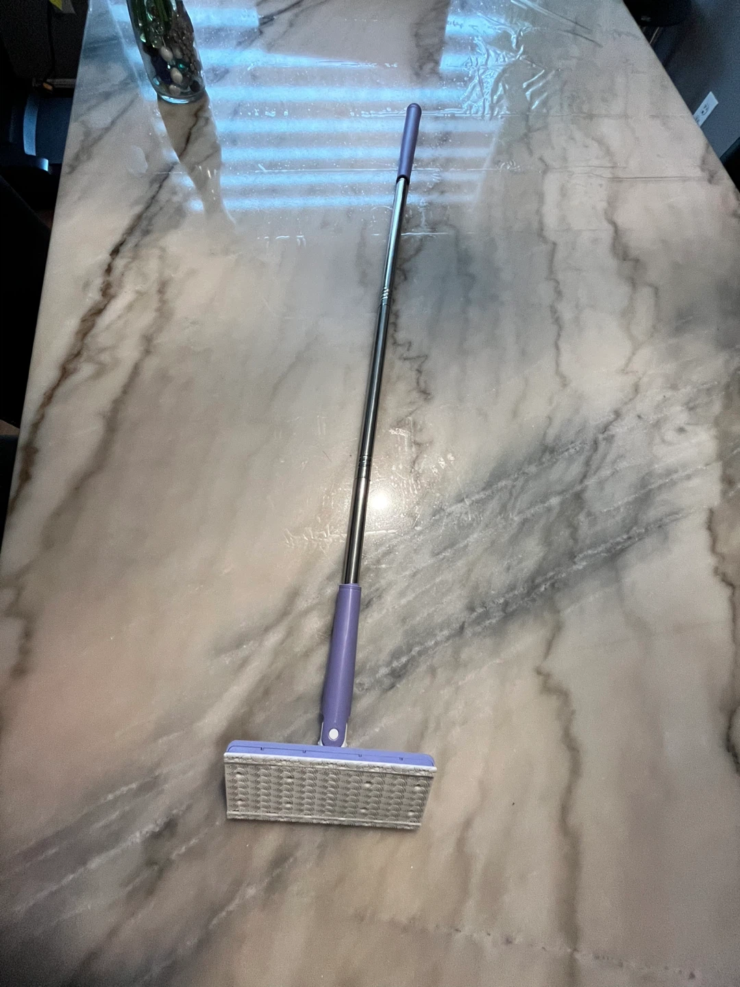 Flat Mop with Reusable Microfiber Pads - photo 5