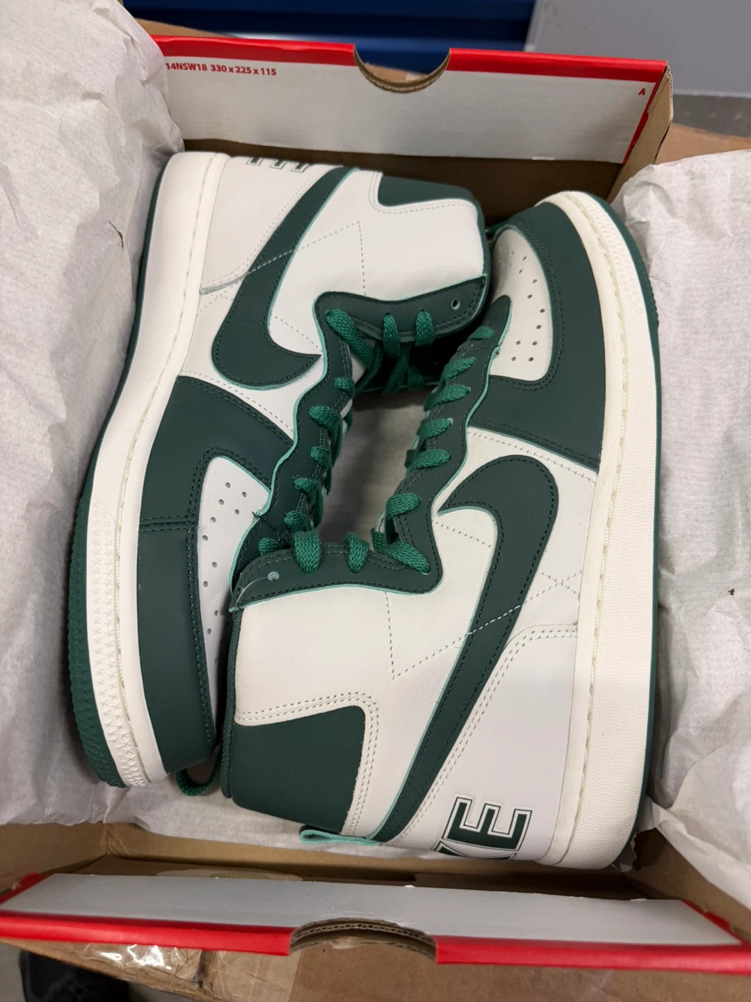 Nike Terminator High "Noble Green-Sail" Men's Sneakers Size 9.5 - photo 2