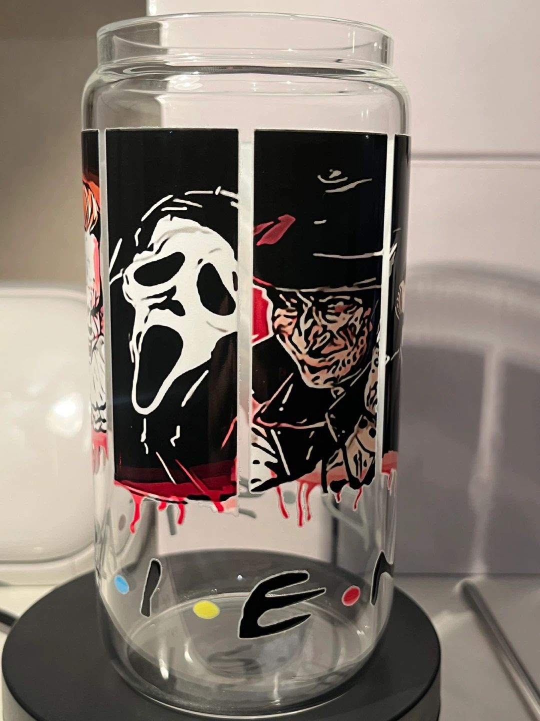 Horror Movie Character Glass Tumbler - photo 4