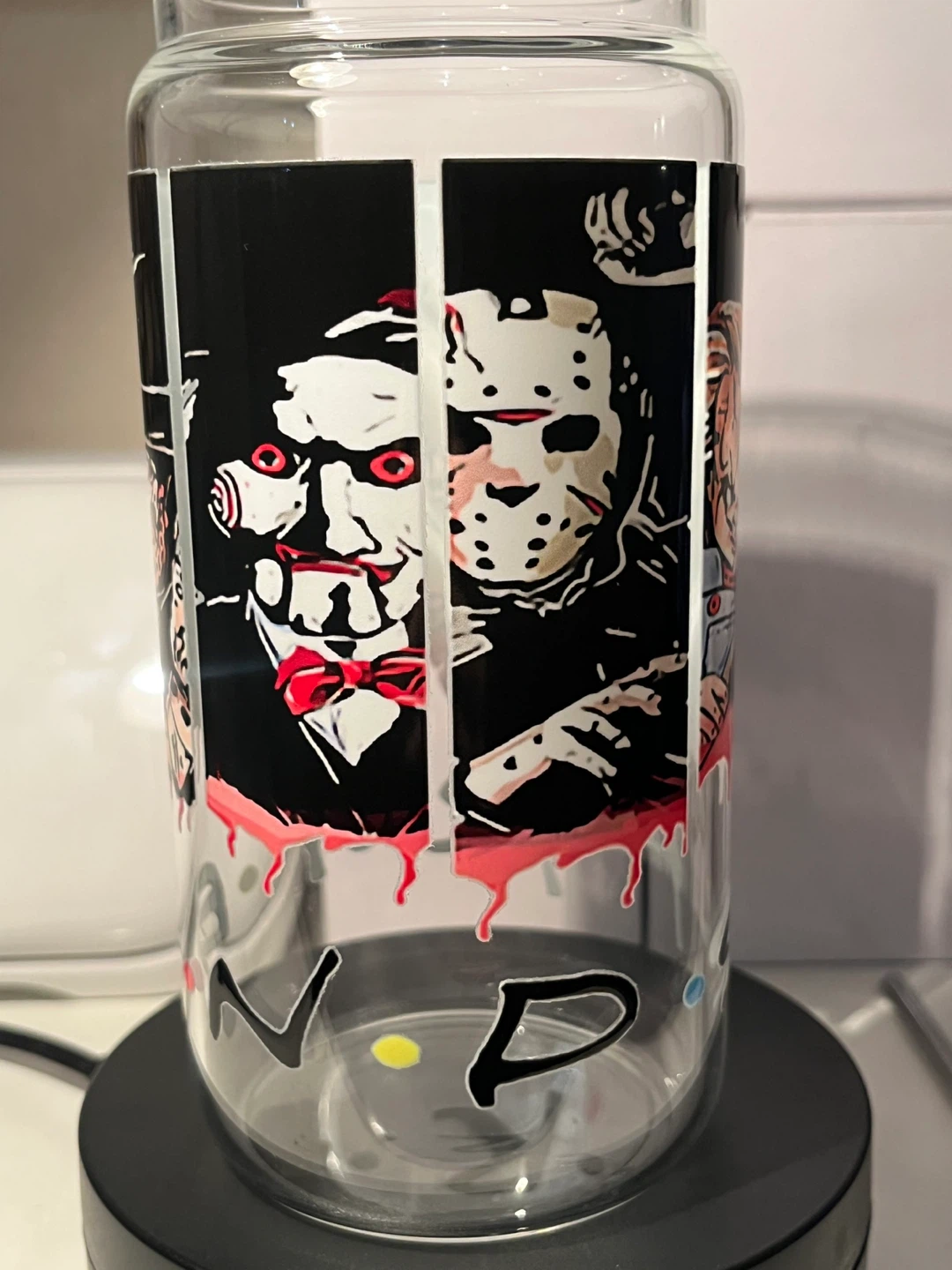 Horror Movie Character Glass Tumbler - photo 3