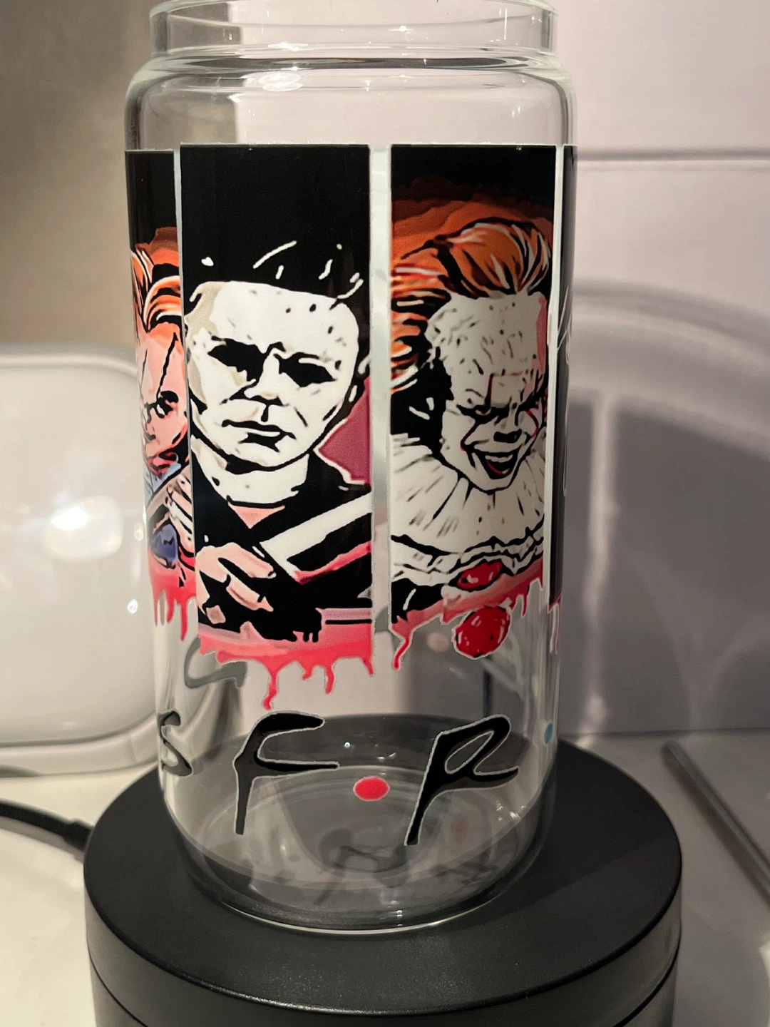 Horror Movie Character Glass Tumbler - photo 5