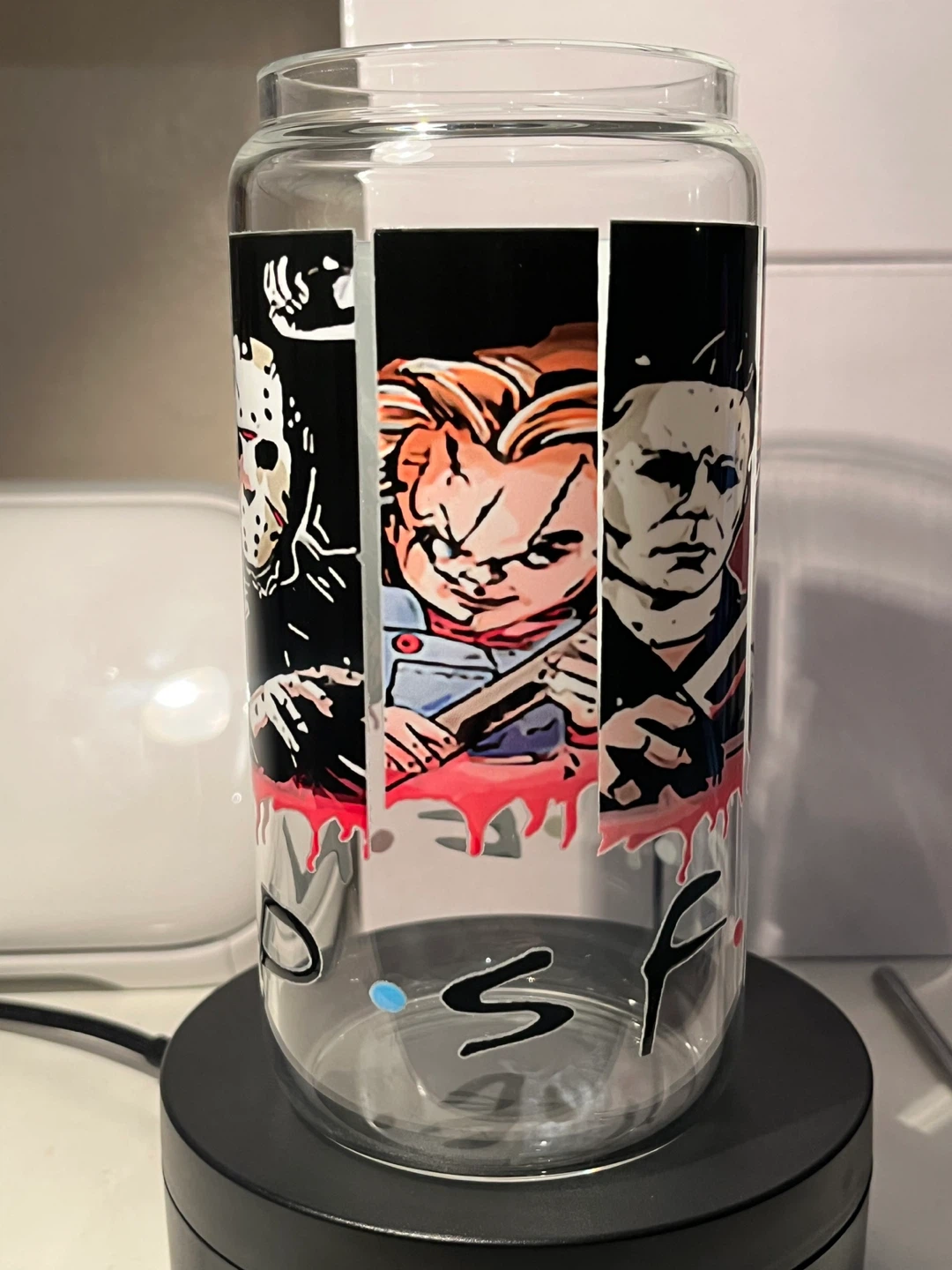 Horror Movie Character Glass Tumbler - photo 2
