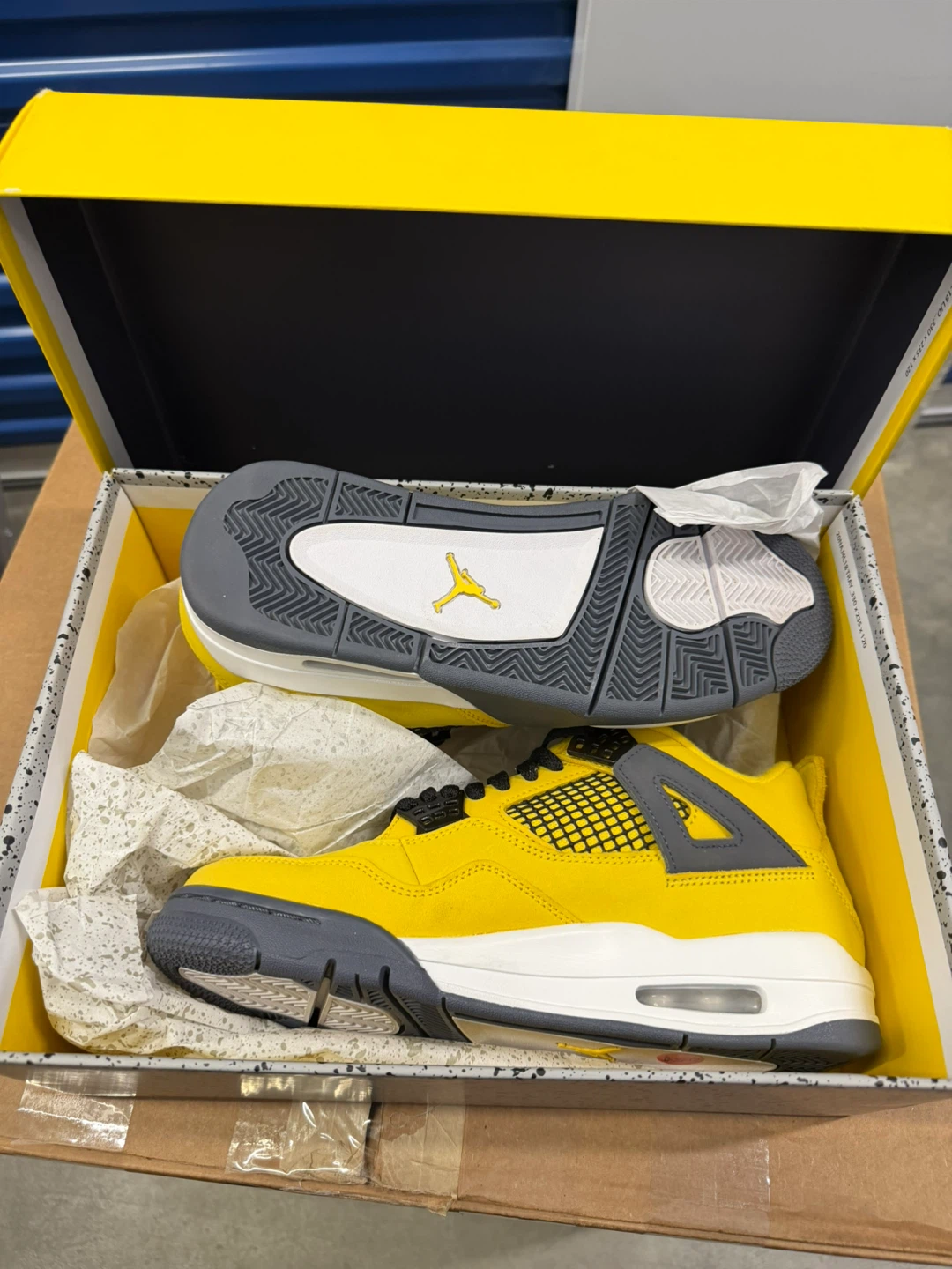 Air Jordan 4 Retro 'Lightning' Yellow - photo 4