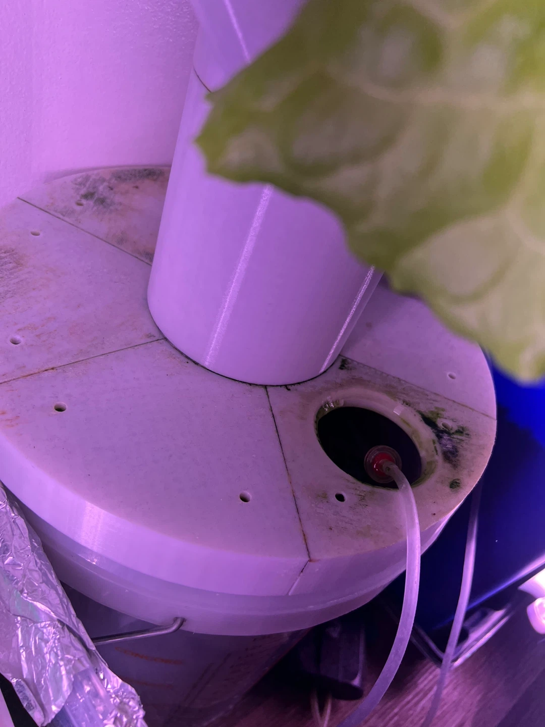 Vertical Hydroponic Garden Tower with LED Grow Lights - photo 3