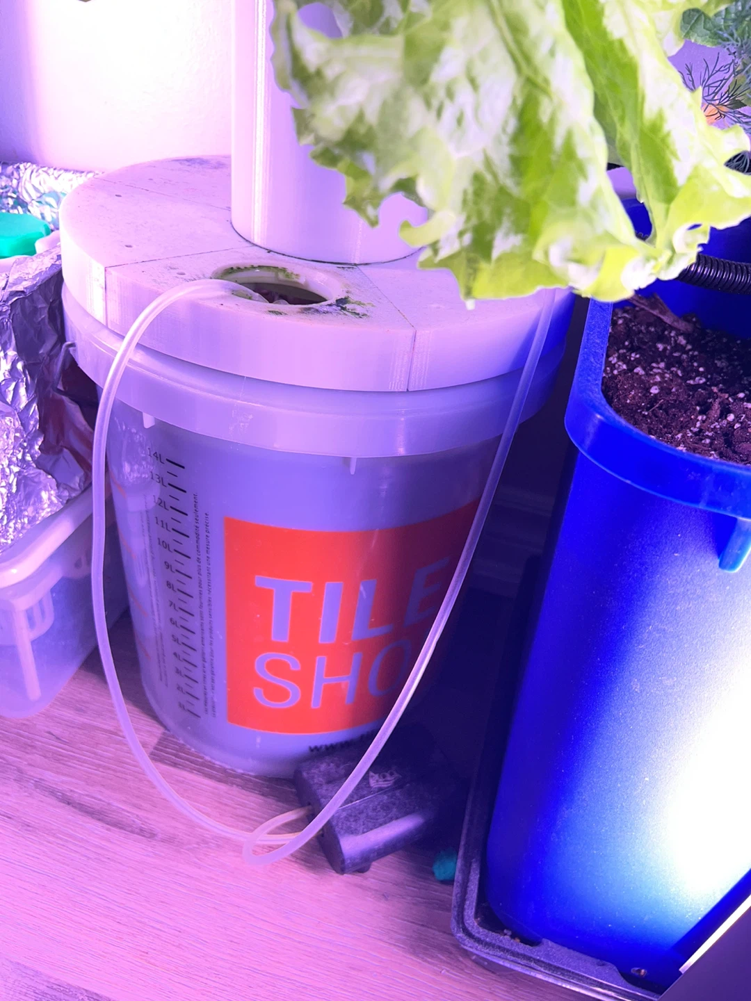 Vertical Hydroponic Garden Tower with LED Grow Lights - photo 4