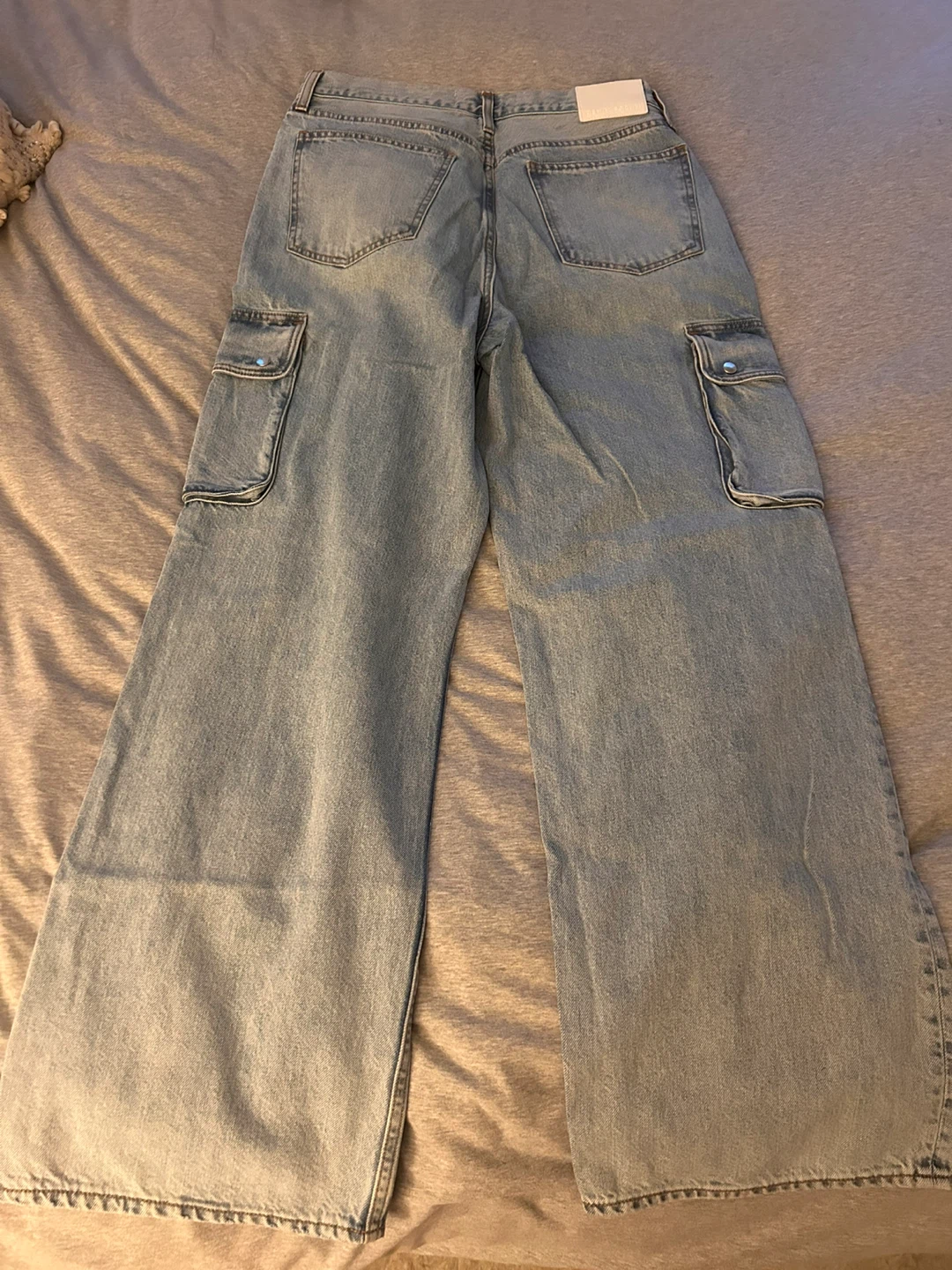 Denim Forum '90s High-Rise Loose Cargo Jeans Size 30 - photo 2