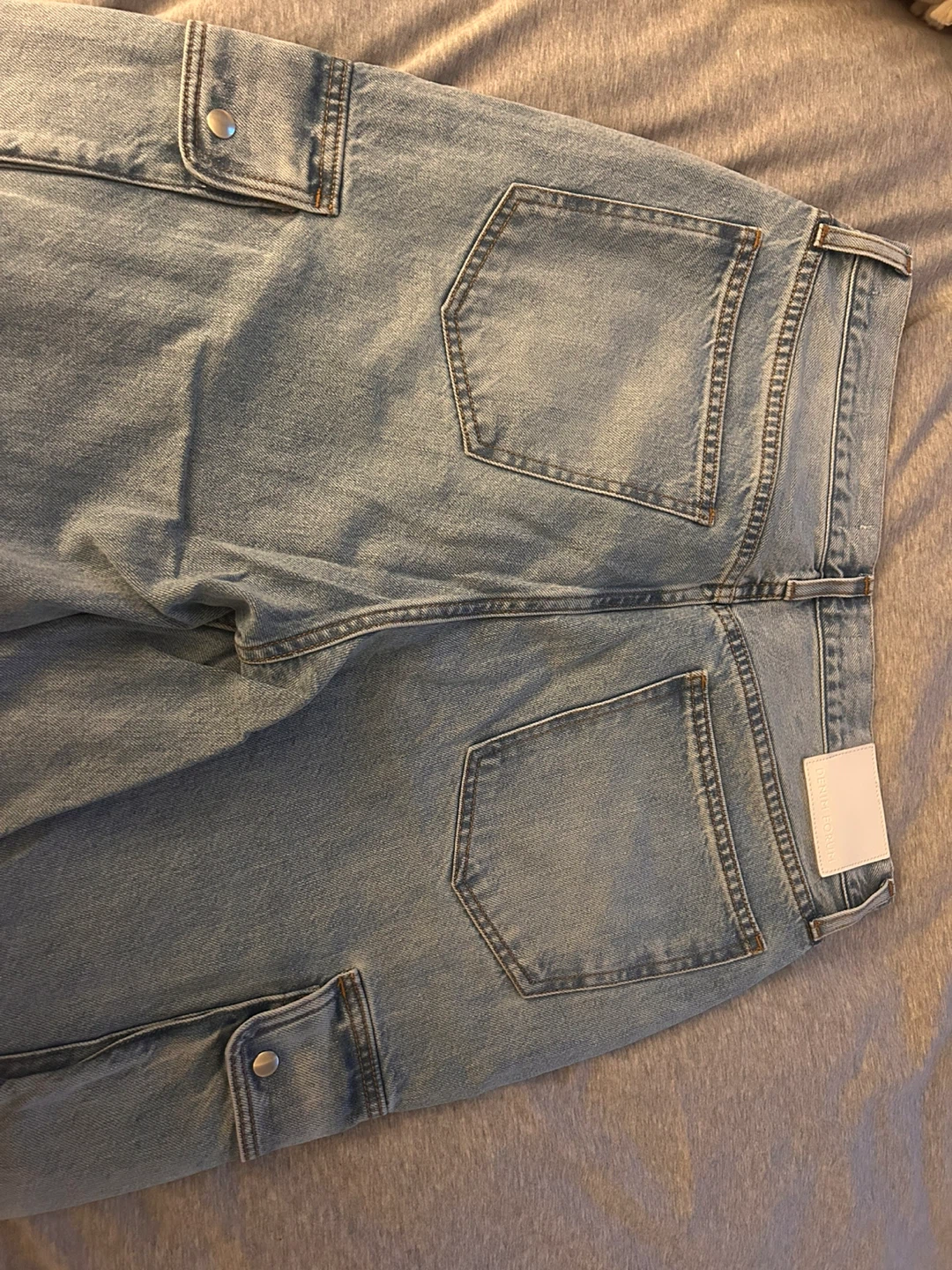 Denim Forum '90s High-Rise Loose Cargo Jeans Size 30 - photo 5