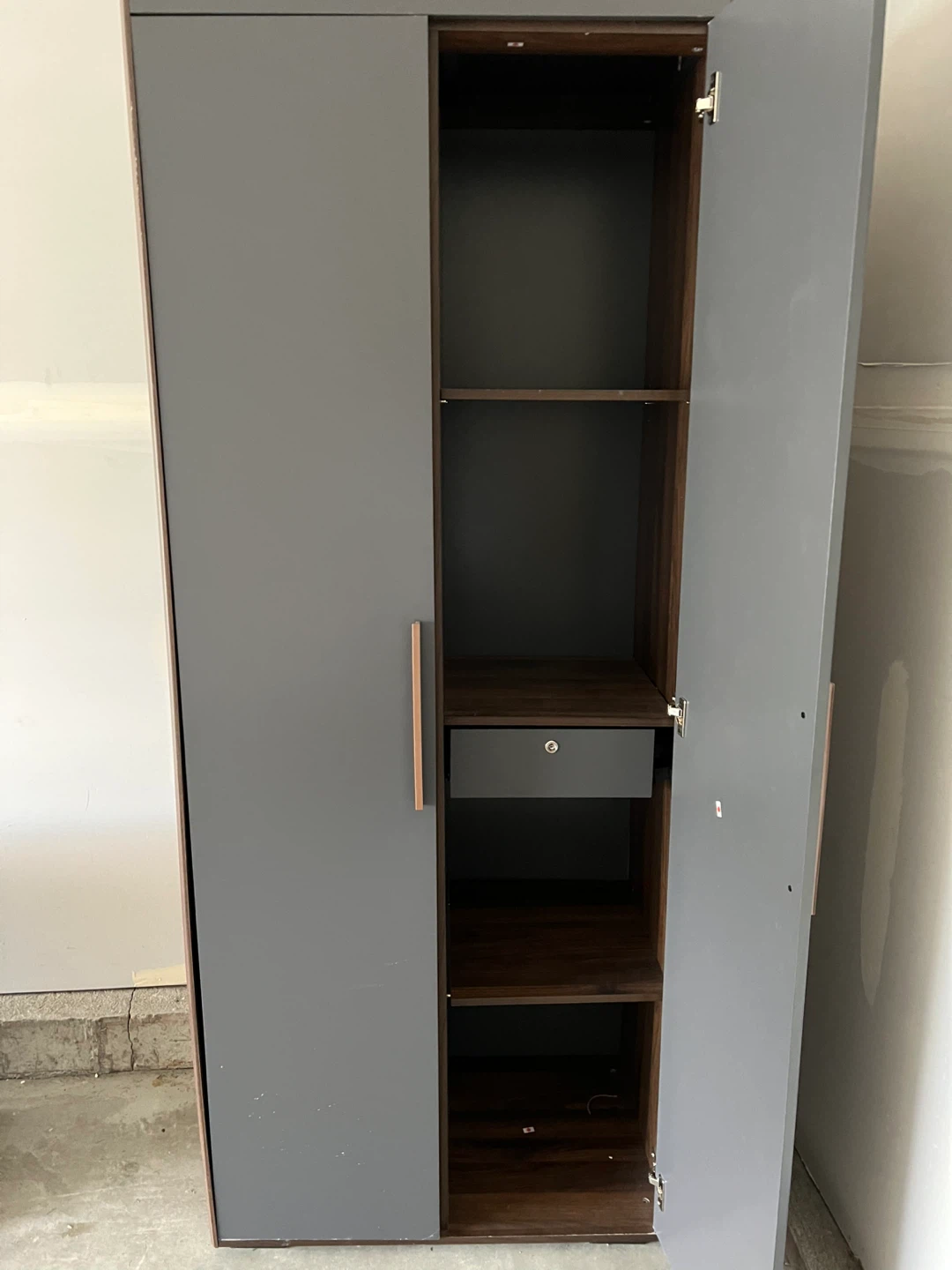 Tall Cabinet with Shelves and Hanging Rod - photo 3