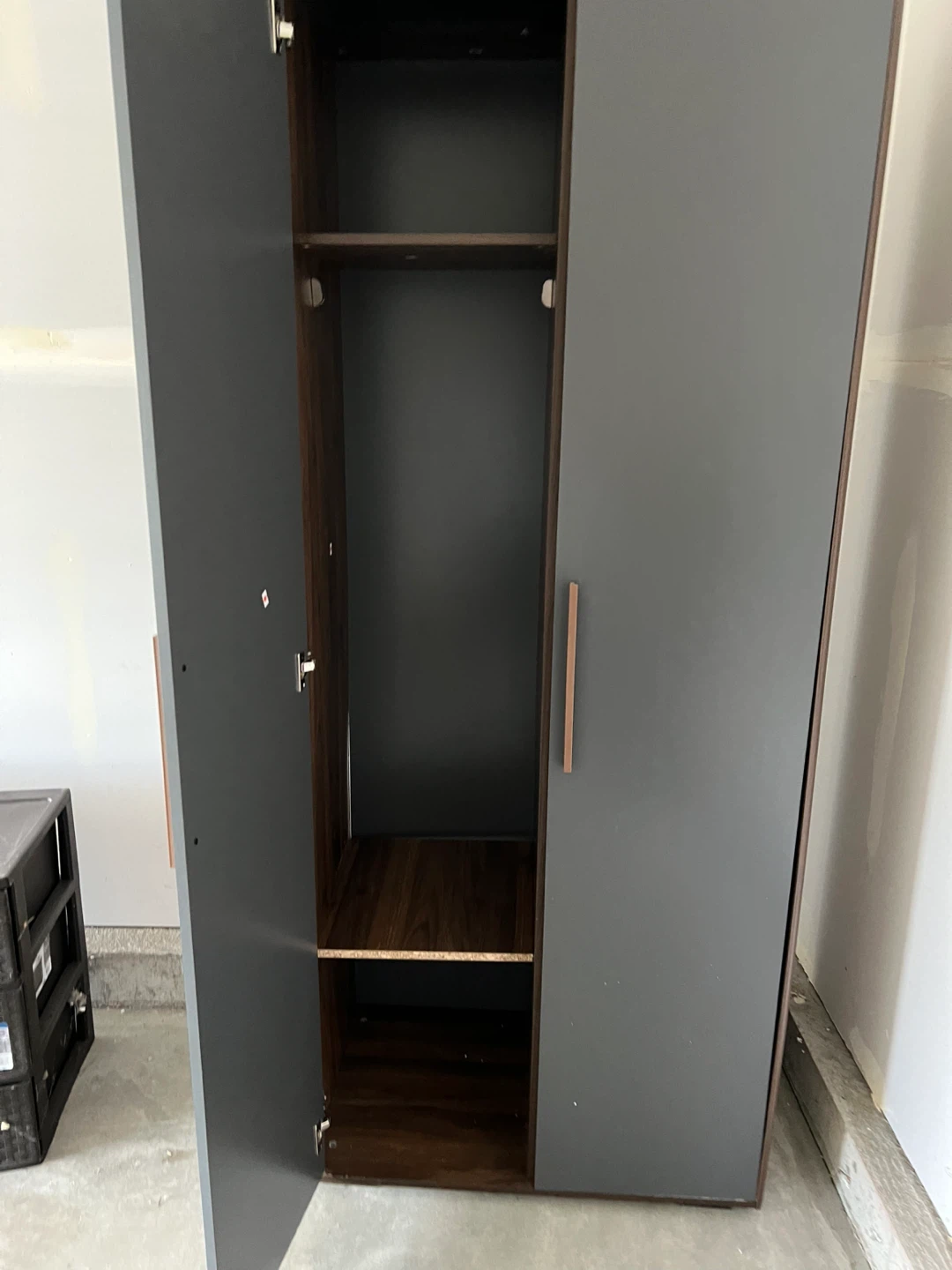 Tall Cabinet with Shelves and Hanging Rod - photo 4