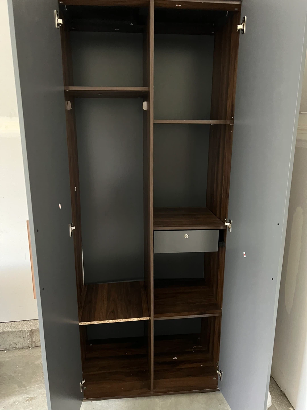Tall Cabinet with Shelves and Hanging Rod - photo 5