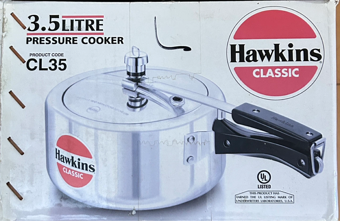 Hawkins Classic 3.5 Litre Pressure Cooker