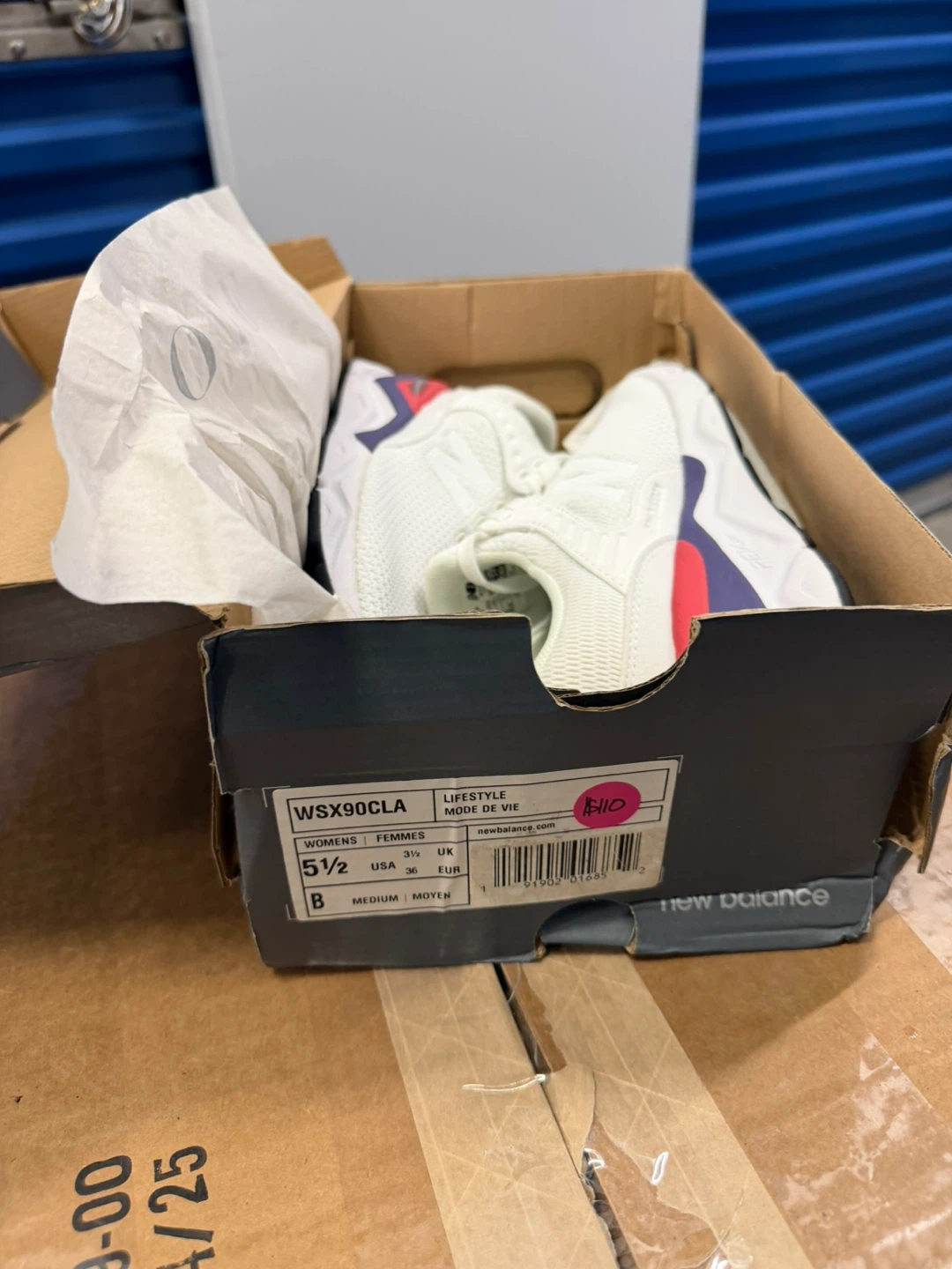 Sneakers White/Red/Blue Women's Size 5.5 - photo 3