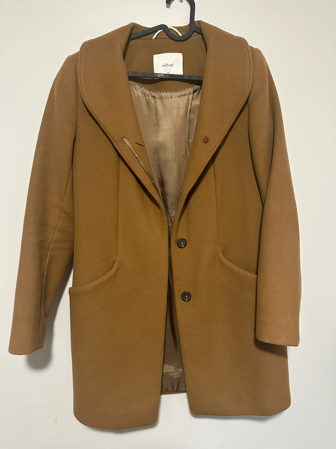 Wilfred Wool Blend Coat - XS - Camel