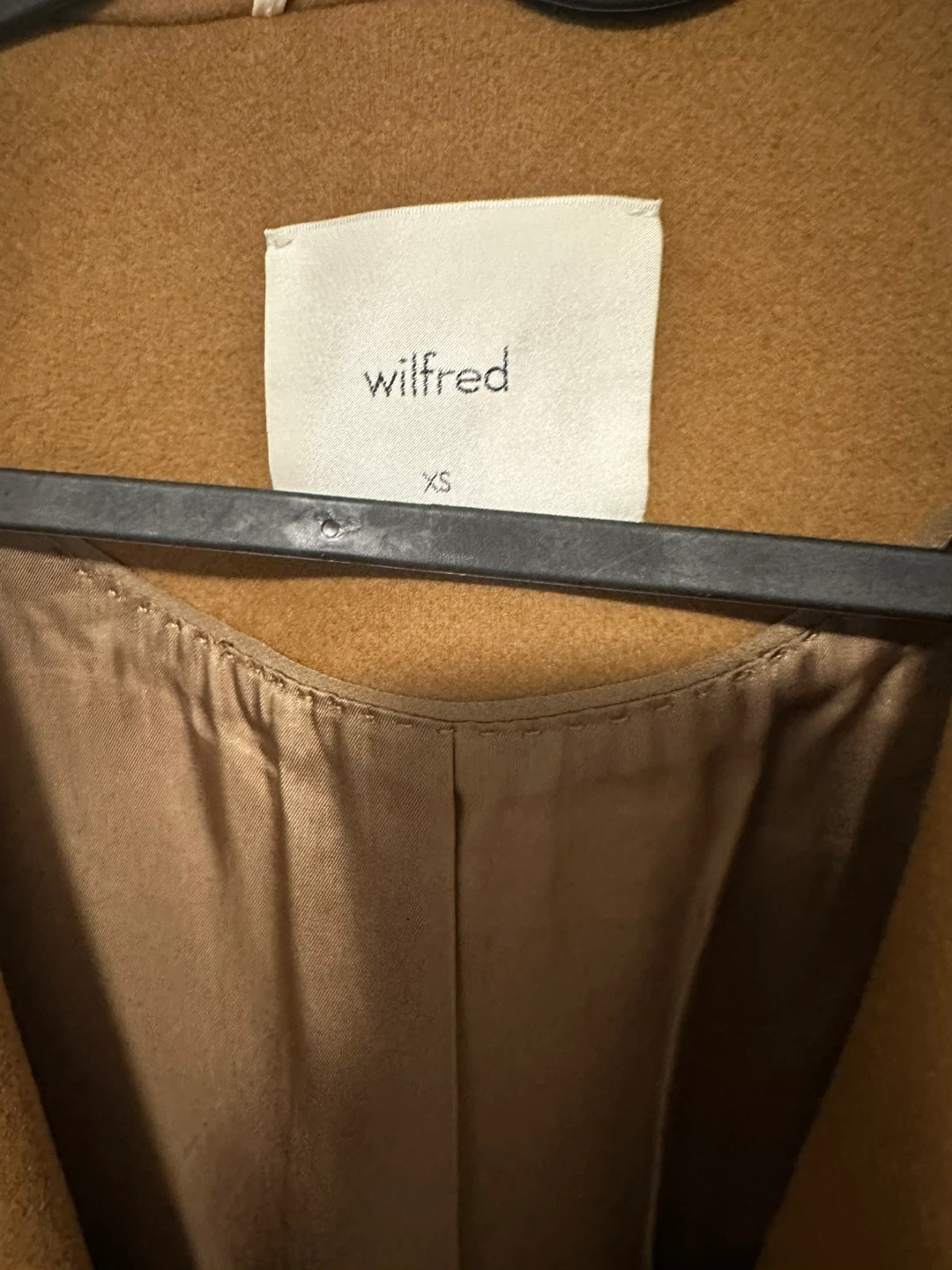 Wilfred Wool Blend Coat - XS - Camel - photo 3