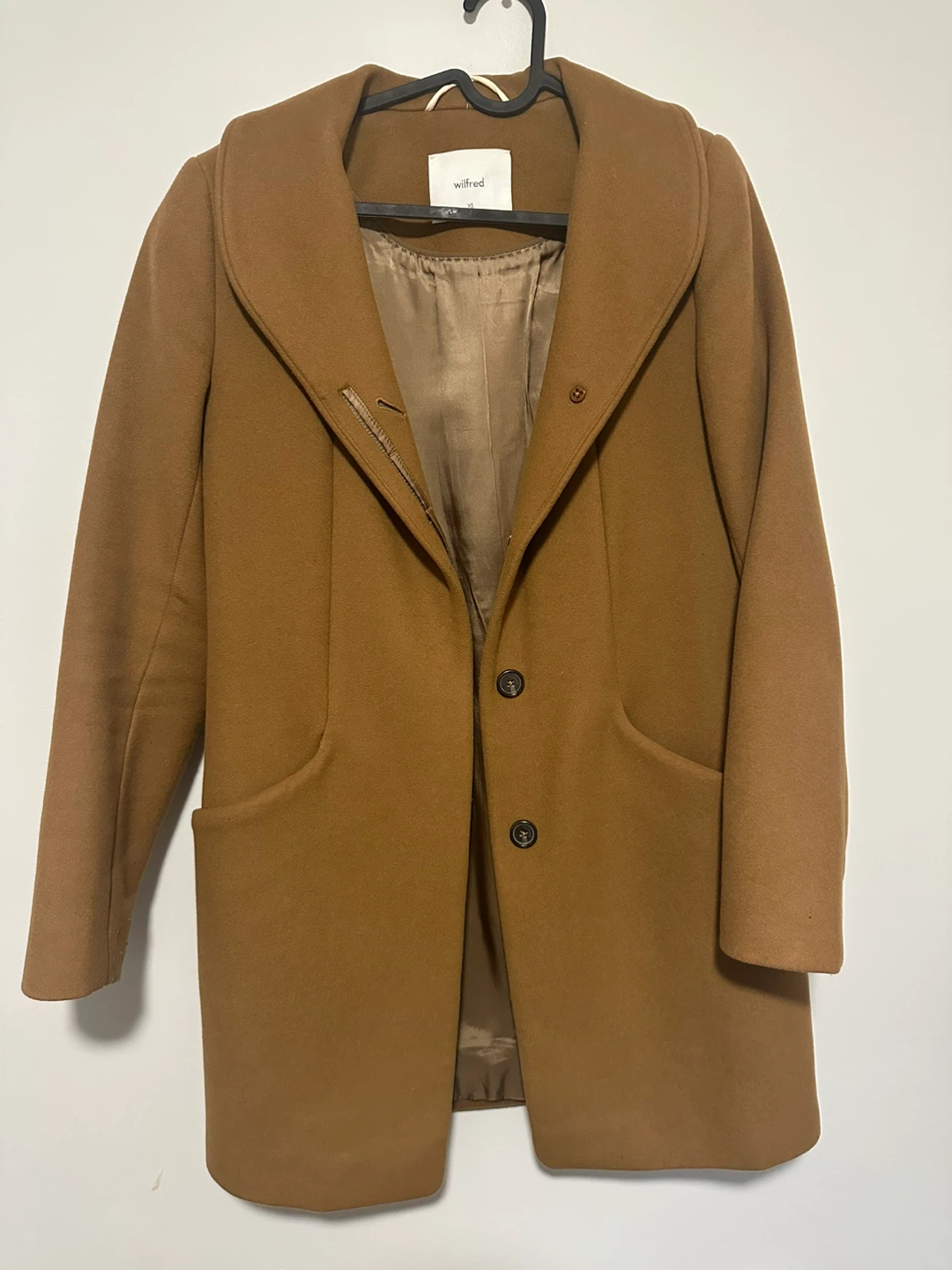 Wilfred Wool Blend Coat - XS - Camel - photo 2