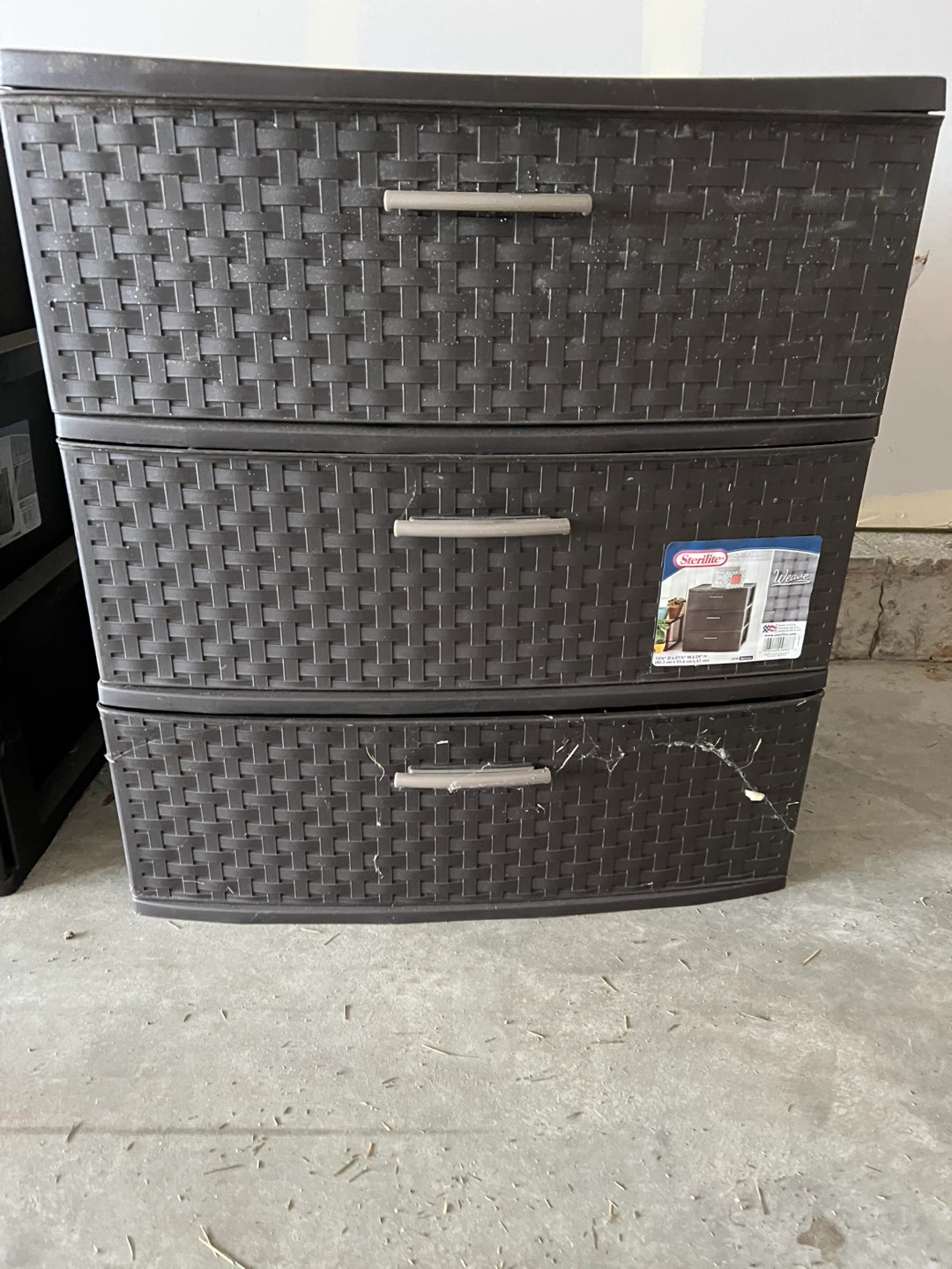 Sterilite 3-Drawer Plastic - Dark Brown - photo 2
