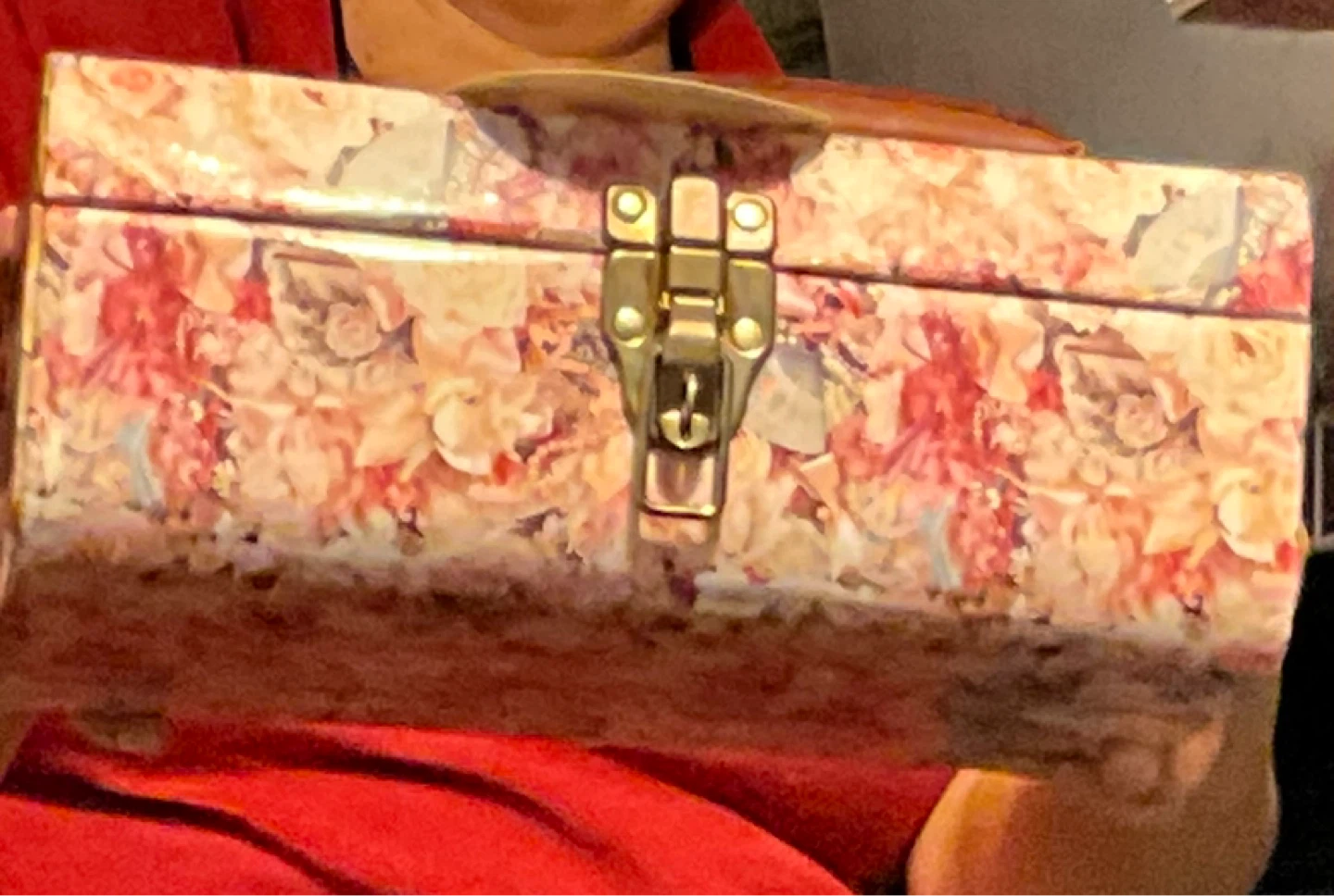 Floral Jewelry Box with Mirror - photo 2