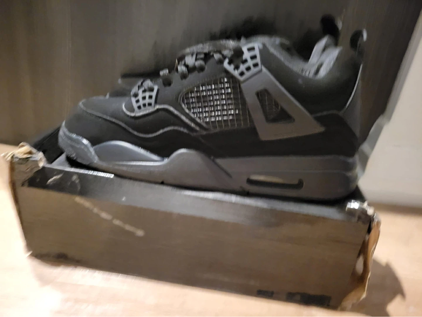 Air Jordan 4 'Black Cat' Sneakers - photo 2