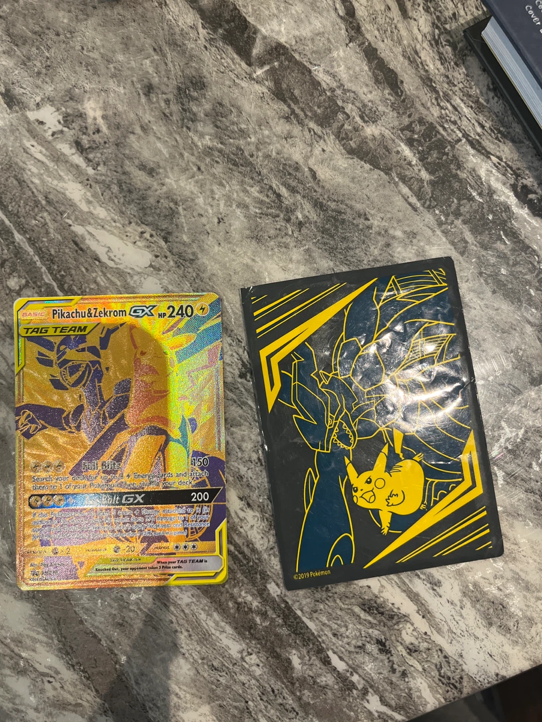 Pikachu & Zekrom GX Tag Team Pokémon Card - photo 2