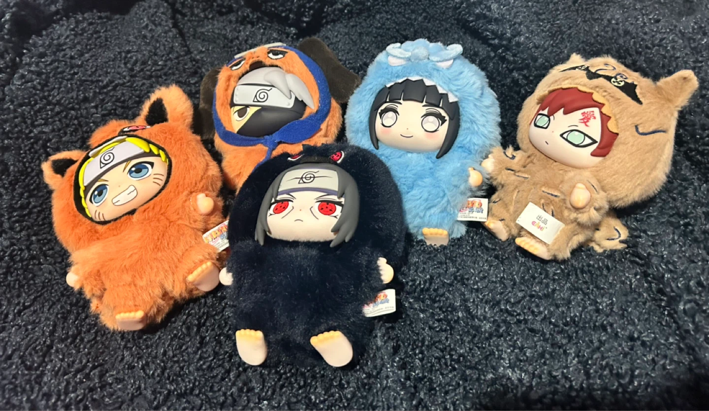 Naruto Plush Toy Keychain Pop Mart - Set of 5 - photo 2