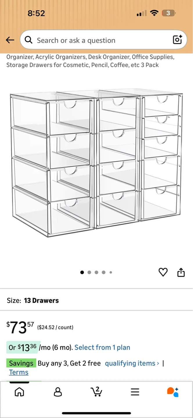 Acrylic Drawer Organizers (3 Pack) - photo 4