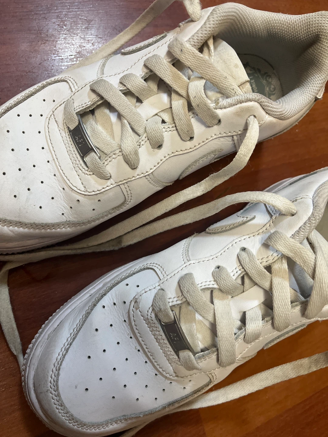 Nike Air Force 1 White Sneakers - photo 2